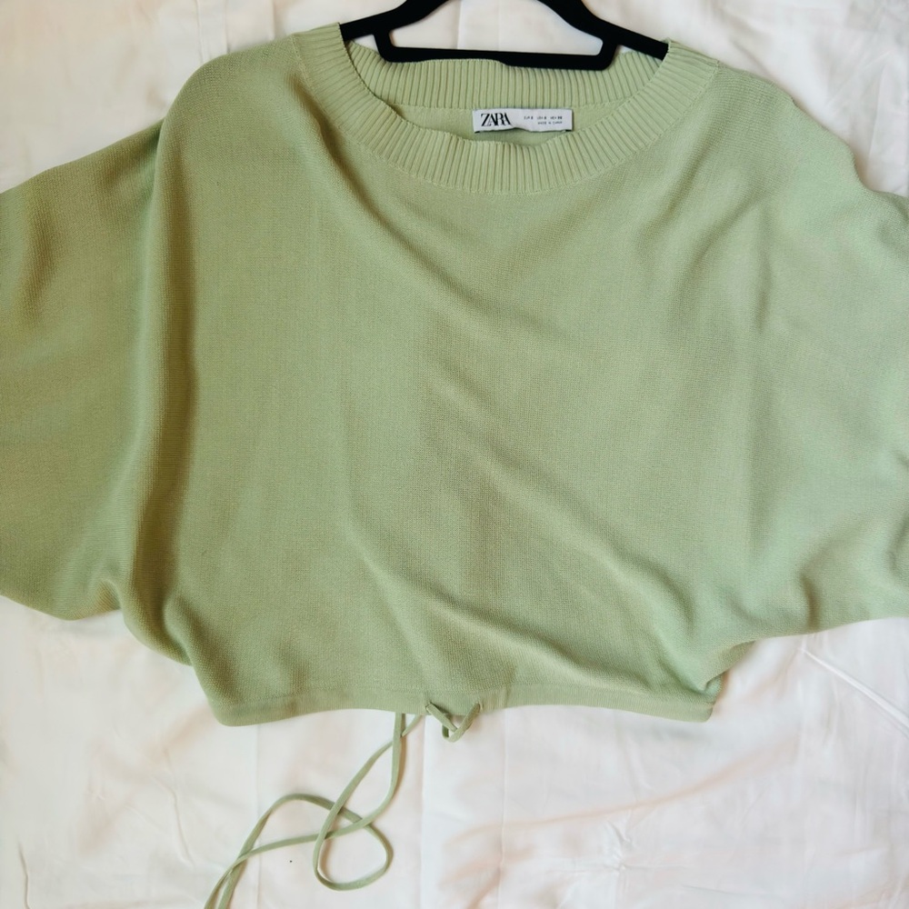 Zara Mint Green Knit Top